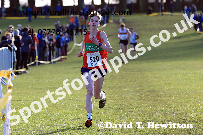 Junior mens 2025 Northern Cross Country Champs, Tatton Park, Knutsford, Cheshire. Photo: David T. Hewitson/Sports for All Pics